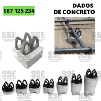 SEPARADORES DE CONCRETO Y DADOS